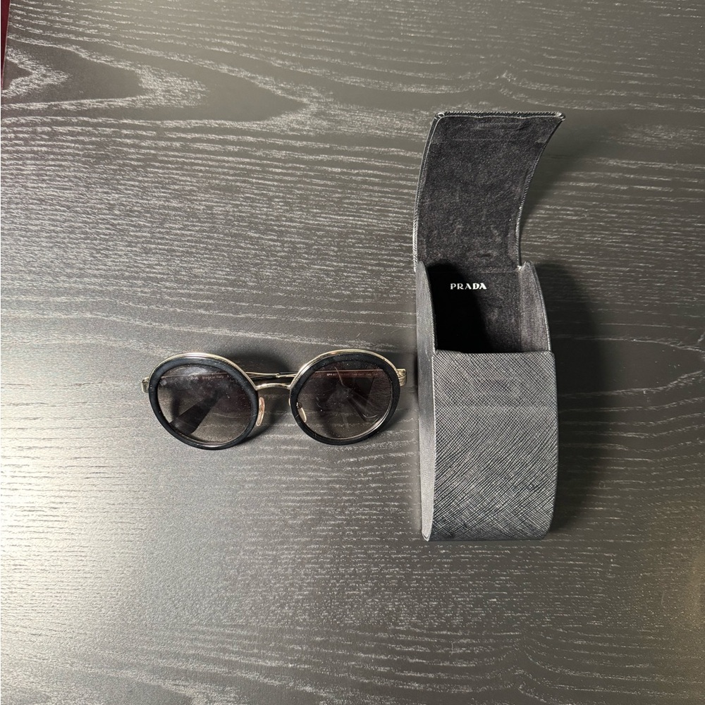 Prada Black Sunglasses Modern Fashion Accessories
